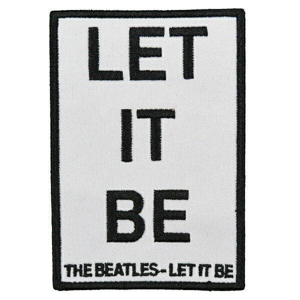 THE BEATLES ビートルズ Let It Be Patch ワッペン