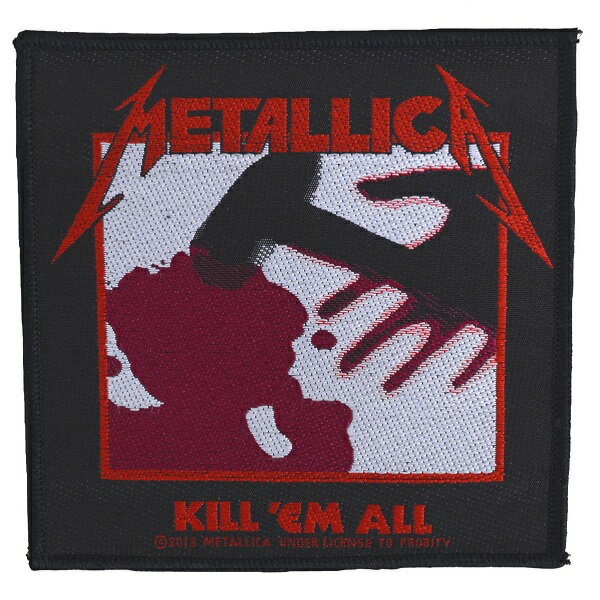 楽天GEEKHEADMETALLICA メタリカ Kill' Em All Patch ワッペン