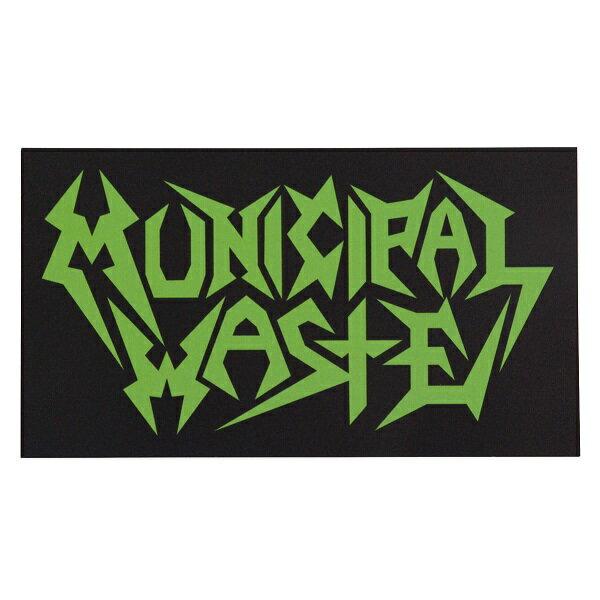 MUNICIPAL WASTE ~jVpEFCXg Green Logo XebJ[