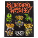 MUNICIPAL WASTE ~jVpEFCXg Sticker Sheet XebJ[