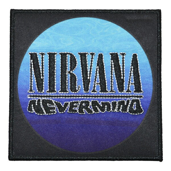 NIRVANA j@[i Nevermind Wavy Logo Patch by