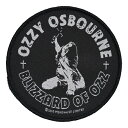 OZZY OSBOURNE オジーオズボーン Blizzard Of Ozz Patch ワッペン