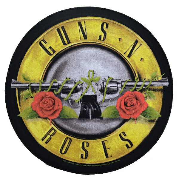 GUNS N' ROSES ガンズアンドローゼズ Bullet Logo バックパッチ