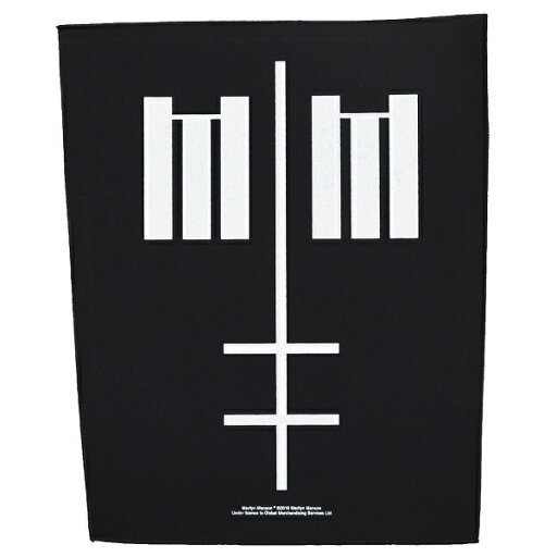 MARILYN MANSON マリリンマンソン Cross Logo バックパッチ MARILYN MANSON マリリンマンソン Cross Logo バックパッチ