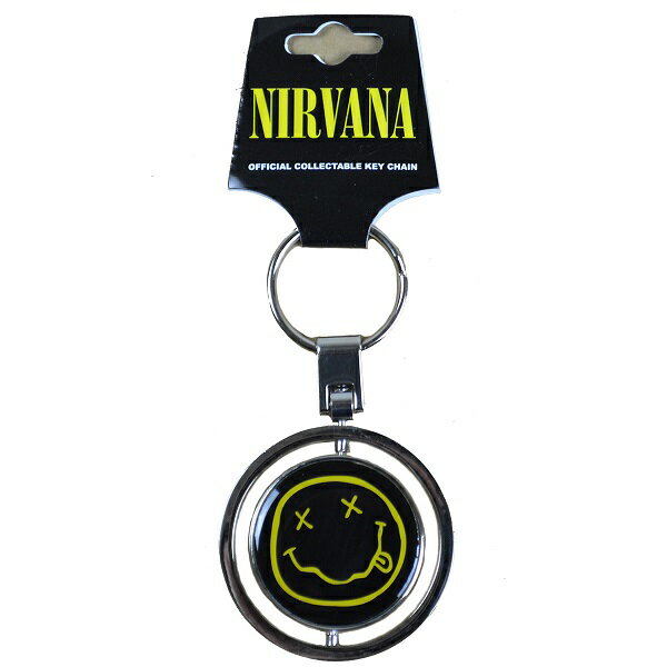 NIRVANA ニルヴァーナ Smiley キーホルダー