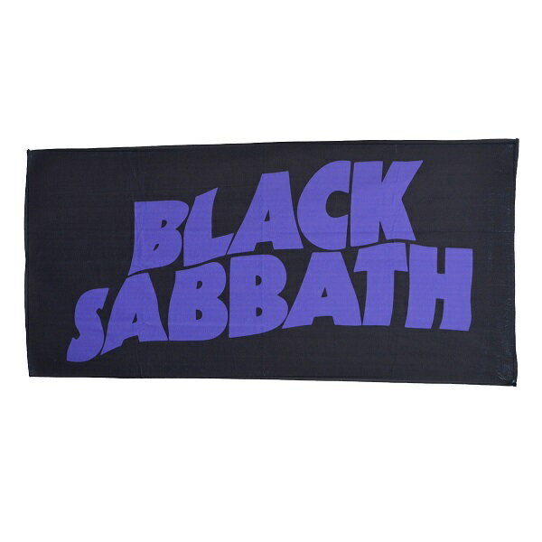 【正規品】BLACK SABBATH Purple Logo タオル【オフィシャル】