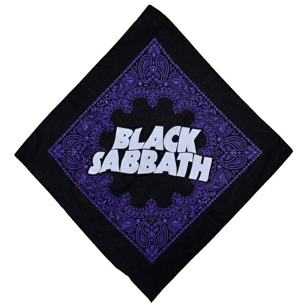 BLACK SABBATH ブラックサバス Logo バンダナ