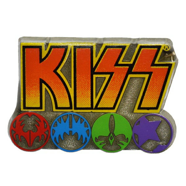 KISS キッス Logo & Icons ピンバッジ