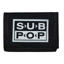 SUB POP RECORDS Tu|bvR[h Logo Velcro Wallet z