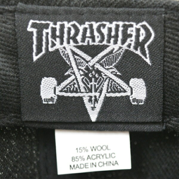 THRASHER スラッシャー Magazine Logo Felt スナップバックキャップ USA企画
