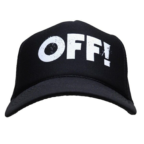 OFF! オフ! Logo メッシュキャップ BLACK