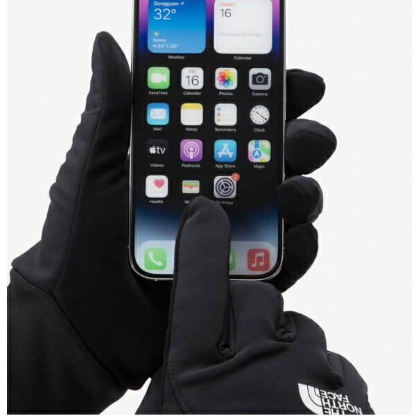 【ネコポス配送】THE NORTH FACE/ザ・ノースフェイスウインドストッパーイーチップグローブ（ユニセックス）