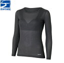 ミレー MILLET レディース アンダーウェア ドライナミック メッシュ 3/4 スリーブ DRYNAMIC MESH 3/4 SLEEVE ブラックノワール MIV01358 0247