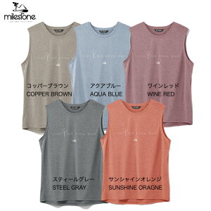 【ネコポス配送】milestone/マイルストーンDoo Bop Sleeveless T-Shirt/スリーブレス