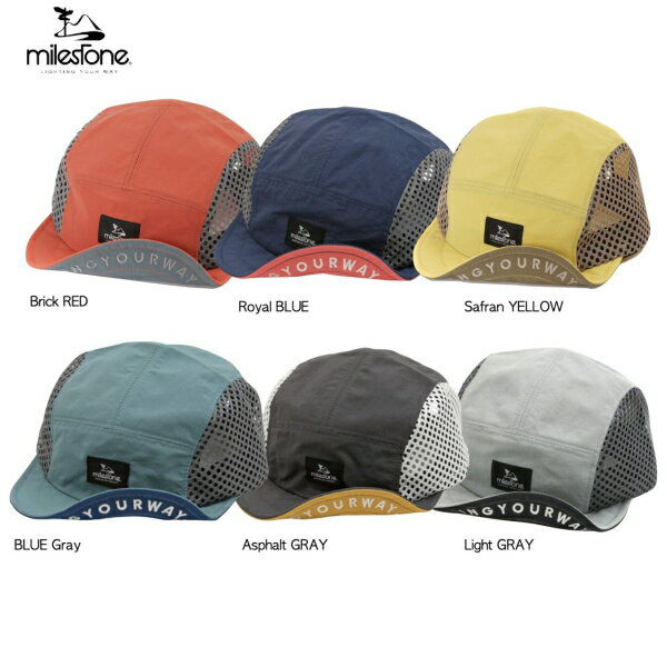 【ネコポス配送】milestone/マイルストーンmilestone original cap MSC-010フリーサイズ