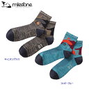 【ネコポス送料無料】milestone　マイルストーン original Socks MSS-002 オリジナルソックス