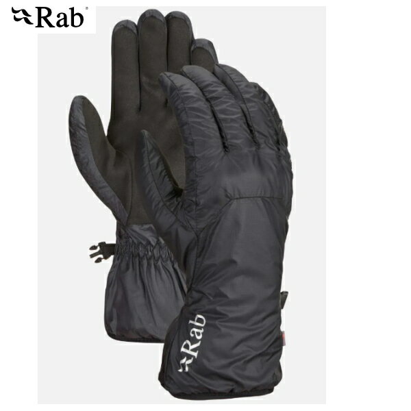 ゼノングローブ 【説明文】 ◆ RAB ラブ ゼノン グローブ（Xenon Glove） 超軽量・超コンパクトながら、高い保温性を備えた「ゼノン グローブ」は、トレッキングやハイキング、日帰り登山などで活躍するパッカブル仕様のインサレーショングローブです。 ● 特長 超軽量設計：わずか65g（収納袋込み）で荷物にならず、携行にも便利。 優れた保温性：中綿には高品質の「PrimaLoft® Gold（40g/m²）」を採用し、冷えから手をしっかり守ります。 防風性と耐久性：表地には軽量かつ耐久性に優れた「Pertex® Quantum」を使用。風の侵入を防ぎながら、耐摩耗性も確保。 快適な装着感：裏地には柔らかなナイロンベンベルグを採用し、肌触りが心地よい仕様。 優れた携帯性：付属のスタッフサックに収納可能で、日帰り登山やトレイルランにも最適。 高い操作性：手のひらにはPU（ポリウレタン）製のパームを採用し、グリップ力と操作性を向上。 ● 製品仕様 【素材】 　表地：Pertex® Quantum（ポリエステル） 　中綿：PrimaLoft® Gold（ポリエステル40g/m²） 　裏地：ナイロンベンベルグ 　手のひら：耐久PUパーム 【重量】約65g（収納袋込み） 【用途】ハイキング／登山／日帰りトレッキング／普段使い 【原産国】中国 ● 環境配慮 素材の16％にリサイクル素材を使用（インサレーションの55％） PFAS（有機フッ素化合物）非使用 効率に優れた超軽量＆省スペース仕様 パフォーマンスと軽量性を両立させたRabのテクニカルグローブ。冷え込む季節や急な天候変化に備え、バックパックに一双備えておきたい逸品です。