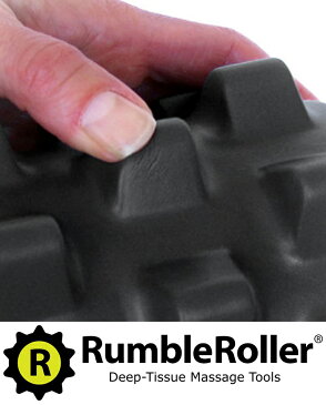 RumbleRoller ランブルローラー ロングサイズ ハードタイプ ブラック フォームローラー ストレッチローラー トレーニング セルフマッサージ ストレッチ ダイエット 【当店在庫商品】