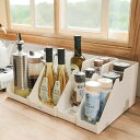 【2個セット】収納用品 キッチン収納 収納ケース 収納ボクス ホワイト 衣類収納 雑貨収納ケース 調味料入れ 化粧品入れ