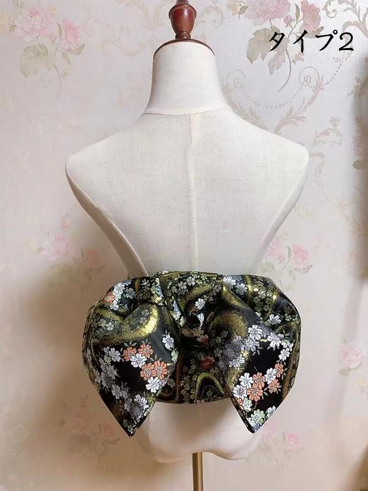 浴衣 作り帯 リボン型 桜 お花見 祝い帯 作り帯 女の子 浴衣帯 単品 浴衣 つり帯 ...