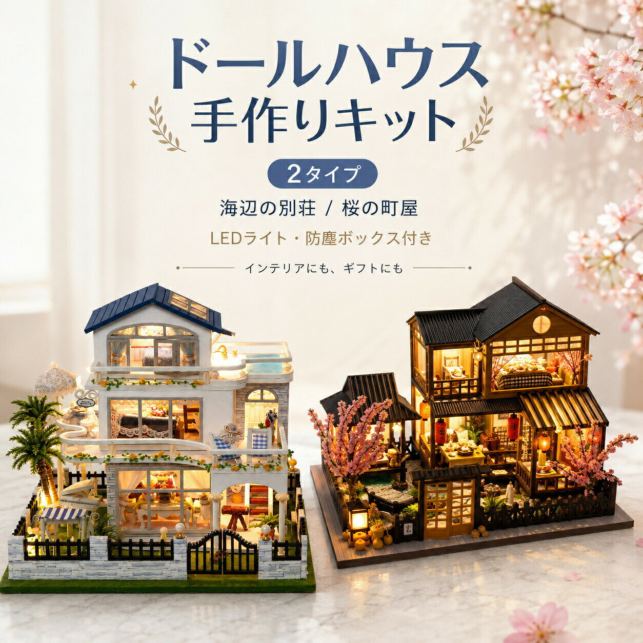 楽天市場】ドールハウス 木製（道具・キット｜手芸・クラフト・生地
