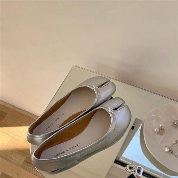 樂天商城 - 足袋 レディース パンプス フラット 足袋パンプス ローヒール シューズ 歩きやすい フラットシューズ 足袋シューズ 柔らかい 足袋靴 痛
