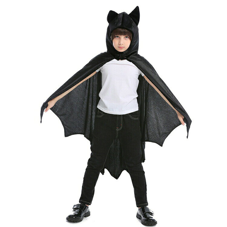 ハロウィン 仮装 衣装 子供 キッズ コスプレ コスチューム コウモリ マント 小悪魔 魔女 子供 可愛い 蝙蝠 halloween 衣装 仮装 ハロウィーン パーティー 子供用 コスプレ 可愛いマント 二次会 忘年会 新年会 出し物 歓迎会 送迎会 学園祭 演出 悪魔 蝙蝠 クリスマス衣装 tramonto-10032529 トラモント楽天市場店 サンプル画像2