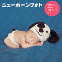 ベビーコスチューム ベビー ニット ニューボーンフォト 寝相アート かわいい 新生児 いぬ 新生児フォト 写真撮影 記念写真 動物 インスタ映え SNS映え 記念撮影 赤ちゃん ベビー ニット 2点セット 出産お祝い 新生児コスチューム コスプレ マタニティ 男の子 女の子