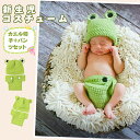 ベビーコスチューム ベビー ニット ニューボーンフォト 寝相アートス かわいい 新生児 カエル 新生児フォト 写真撮影 記念写真 動物 インスタ映え SNS映え...