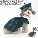 チェックワンピ ドッグ 秋 春 服 スカート ワンピ ドレス 女の子 犬の服 犬服 ドッグウエア 犬 服 秋冬 かわいい ペット いぬ トイプードル チワワ フ...