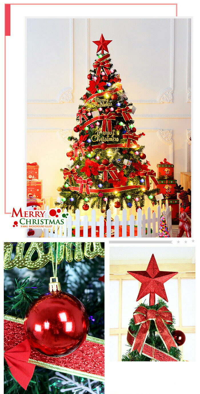 【1.5m】クリスマスツリー クリスマスツリーセット ツリー オーナメントセット おしゃれ 150cm ライト 飾り コンパクト スリム ボール トップスター 電飾付き led 新生活