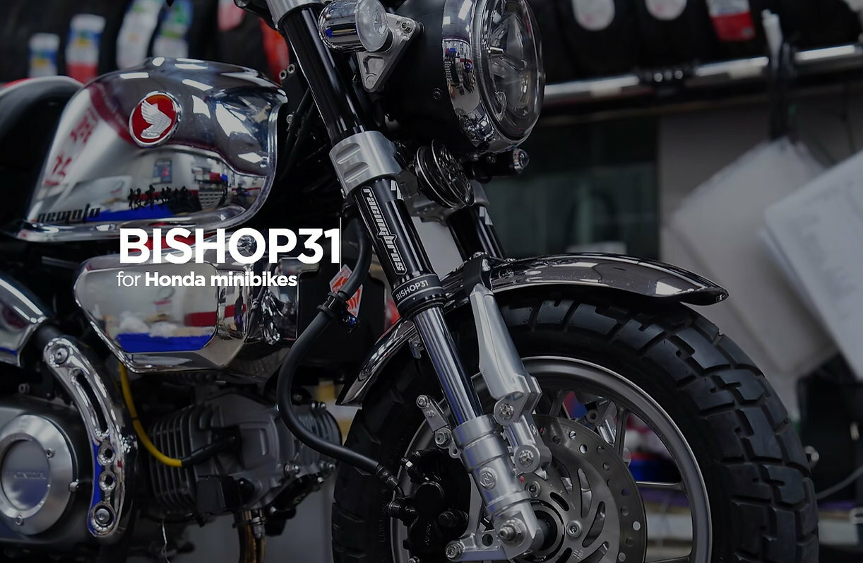 【レーシングブロス 】BISHOP31 / Lowering 　HONDA Monkey125 / MSX / DAX125用 ビショップ31/ロワリング用　正規品 送料無料　RacingBrosトランプサイクル