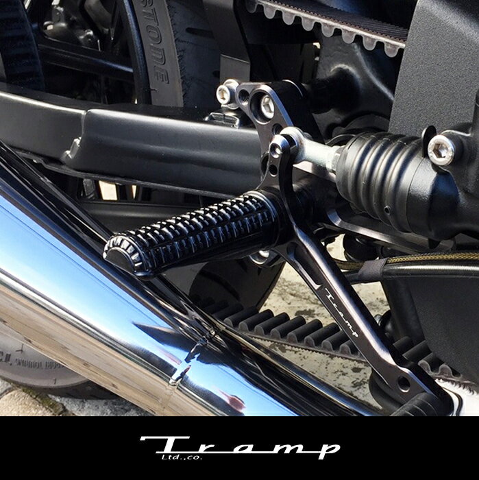 TRAMP CYCLE トランプサイクル T/R Foot Peg 取付けサイズ：M8 8ミリ バックステップ 汎用 TB-061 ステップバー Step スーパースポーツ