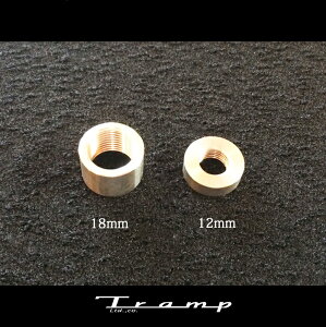 TRAMP CYCLE / トランプサイクル チタン製 O2センサーボス Size：18mm (M18×P＝1.5)、Fit：チタン製マフラー　ハーレーダビッドソン HARLEY DAVIDSON TMF-208-1