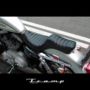 TRAMP CYCLE トランプサイクル /　キング＆クイーンシート　ステッチタイプ　スポーツスターXL 2004年以降 / ハーレーダビッドソン 社外品　HARLEY DAVIDSON送料無料