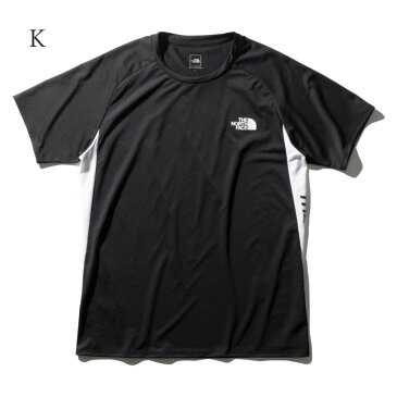 【メール便発送】THE NORTH FACE S/S Ampere Side Logo Crew NT12082 ショートスリーブアンペアサイドロゴクルー（メンズ） ノースフェイス 半袖Tシャツ