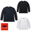 ヘリーハンセン Tシャツ メンズ 【メール便発送】HELLY HANSEN L/S Flag Logo Tee HE32127 ロングスリーブフラッグロゴティー（ユニセックス） ヘリーハンセン ロンT