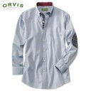 ORVIS エルボーパッチボタンダウン長袖シャツ オービス