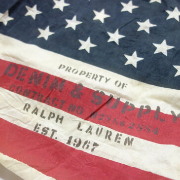 【メール便発送】DENIM&SUPPLY RALPH LAUREN 星条旗トートバッグ デニム&サプライ