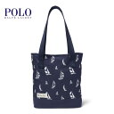 Polo Ralph Lauren ヨットパターンビッグポニートートバッグ ポロラルフローレン