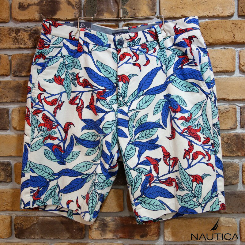 NAUTICA リーフパターンショーツ ノーティカ ハーフパンツ