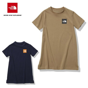 【メール便発送】THE NORTH FACE G S/S Onepiece Tee NTG32147 ガールズショートスリーブワンピースティー（キッズ／ガールズ） ノースフェイス