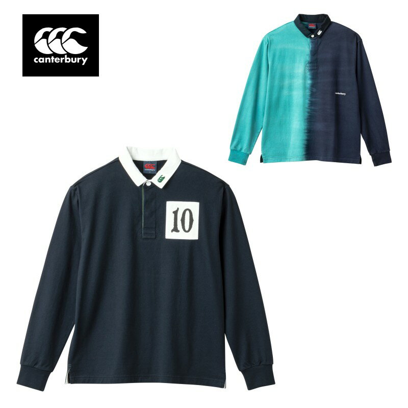 【3Lサイズ対応】canterbury L/S RUGGER SHIRT RA42524 ロングスリーブラガーシャツ(ユニセックス) カンタベリー