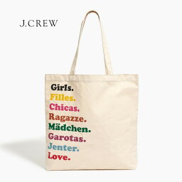 ジェイクルー　マザーズバッグ 【メール便発送】J.CREW Girlsコットントートバッグ ジェイクルー エコバッグ