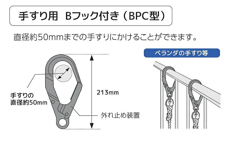 サンコー 蛍光避難はしご BPC-8.5型 全長8.5m 対象3階 【火災災害時/緊急避難用器...
