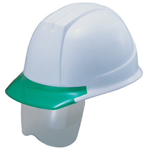 【谷沢/タニザワ】 ST#141VJ-SH (ライナー入)シールド付 耐電性 電気作業 透明ひさし 【PC素材ヘルメット/作業/防災/安全】