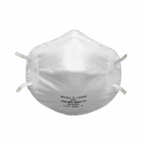 使い捨て式防塵マスク V-1003N-N95 (10枚入) 日本バイリーン 日本製 【防じん/作業/工事/医療用/粉塵/PM2.5】