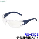 子供用保護メガネ RS-KIDS 小顔用 クリアレンズ 【実験 学校 キッズ 見学用 工場 ラボ ゴーグル 防じん 作業用 粉塵 花粉対策 理研化学】