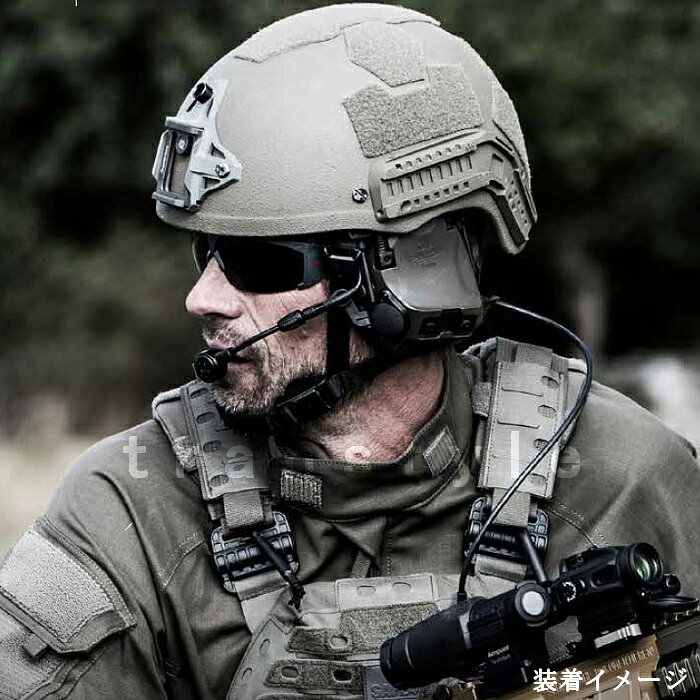 イヤーマフ コムタック MT14H418A-86-GN グリーン COMTAC VIII(8) マイク付 ペルタ...