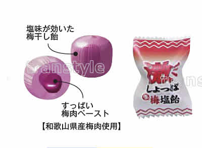 【熱中飴 熱中症対策】激しょっぱ生梅塩飴 1kg 和歌山産梅肉使用（HO-163）熱中飴/...